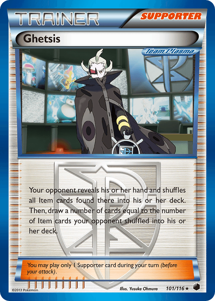 Ghetsis Pokémon card