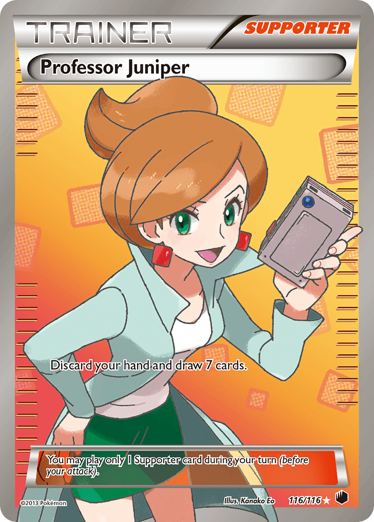 Professor Juniper Pokémon card