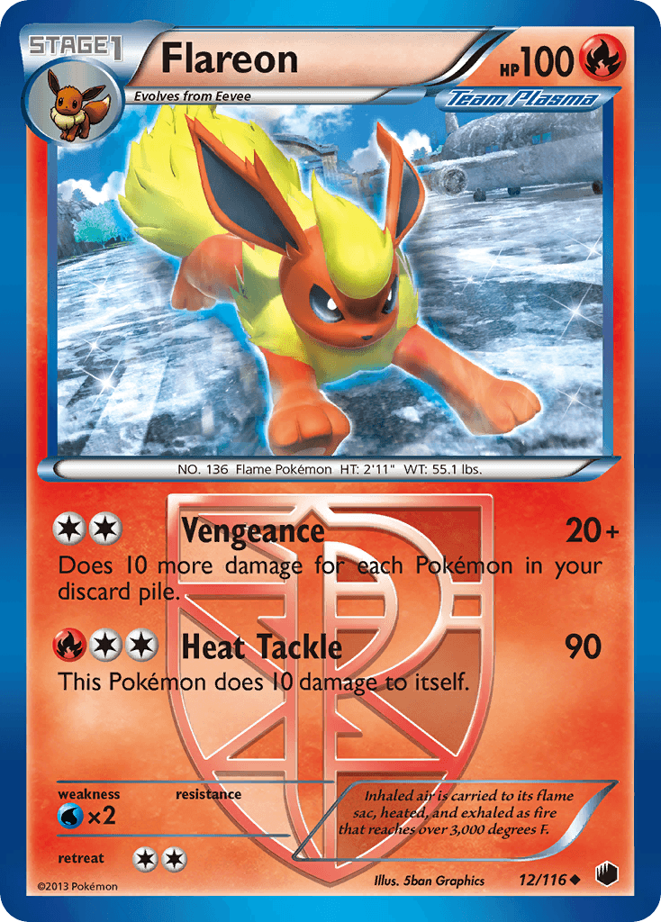 Flareon from Plasma Freeze