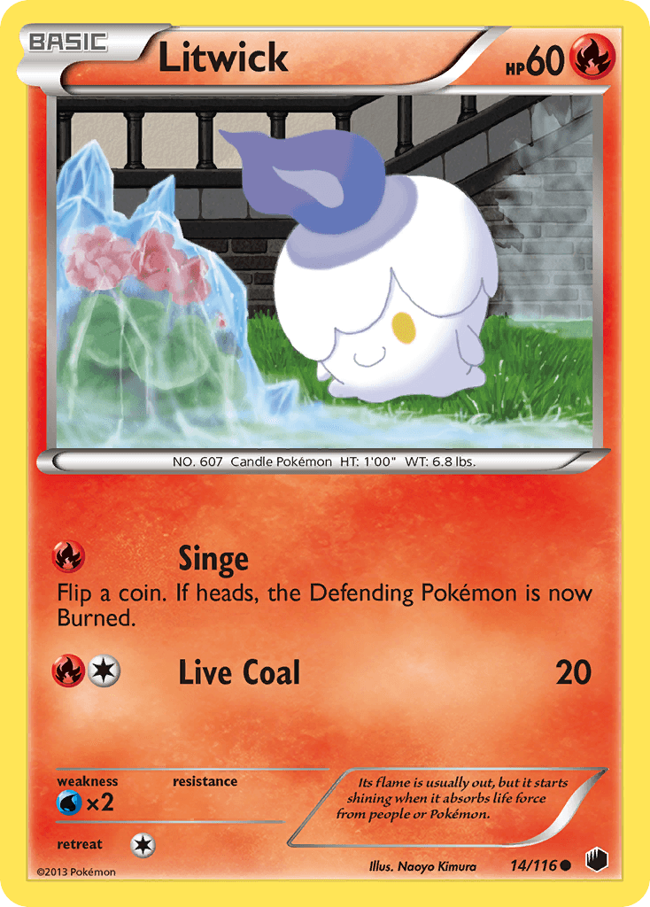 Litwick Pokémon card