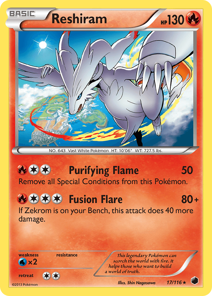 Reshiram from Plasma Freeze