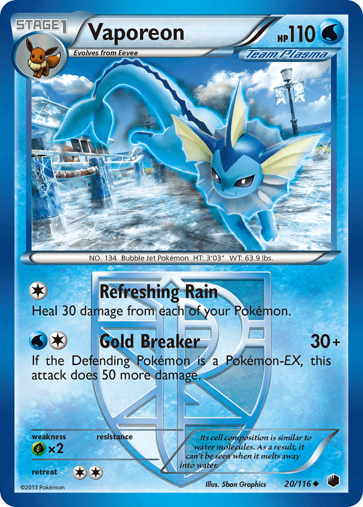 Vaporeon from Plasma Freeze