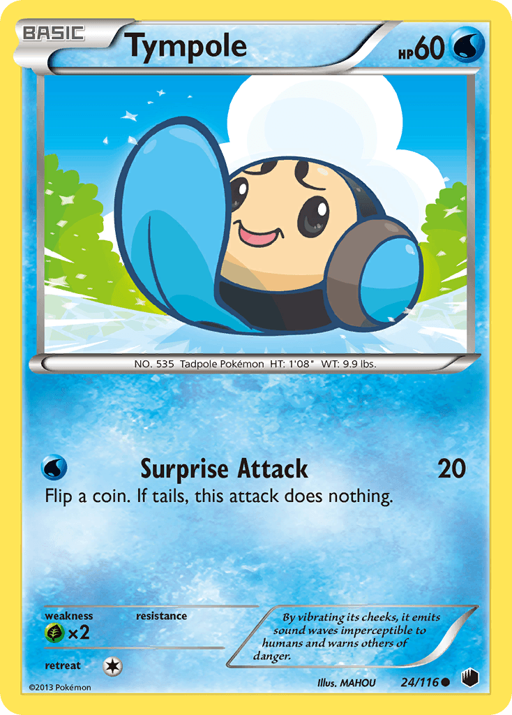 Tympole Pokémon card