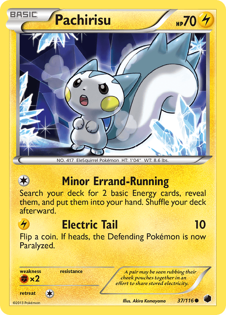 Pachirisu Pokémon card