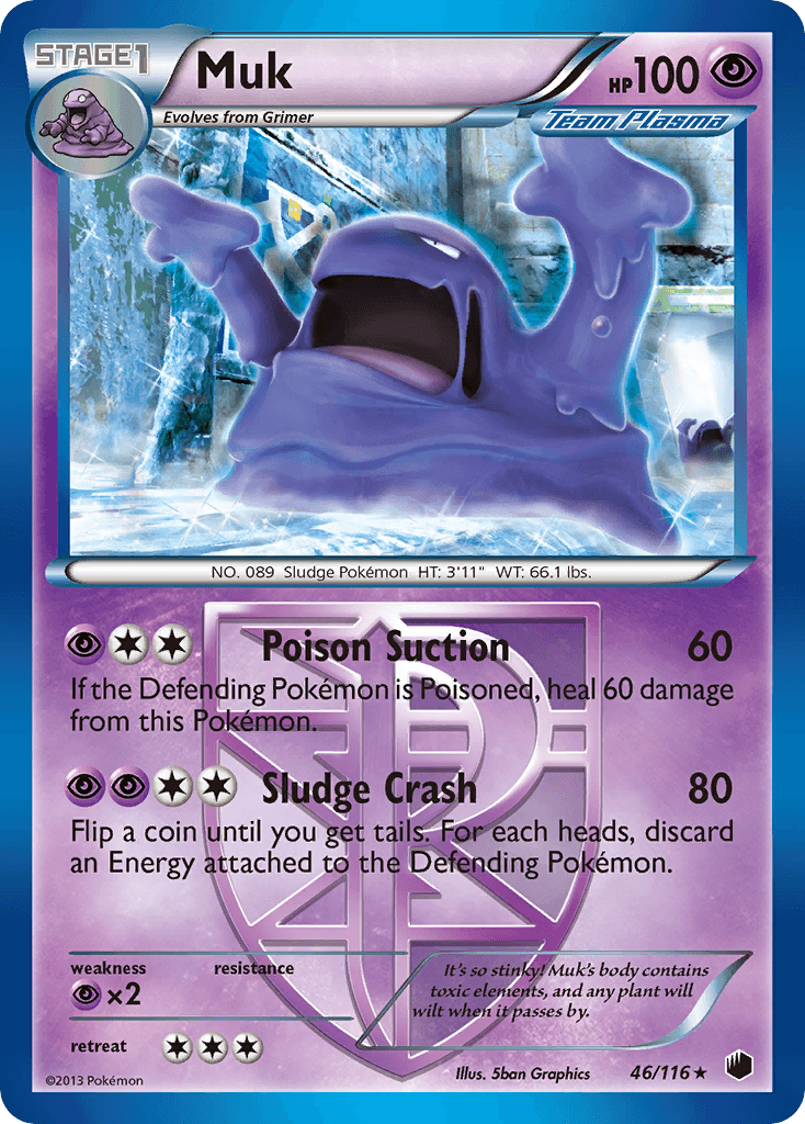 Muk Pokémon card