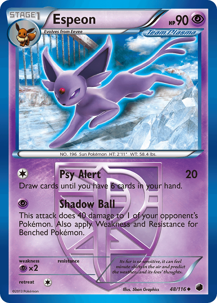 Espeon from Plasma Freeze
