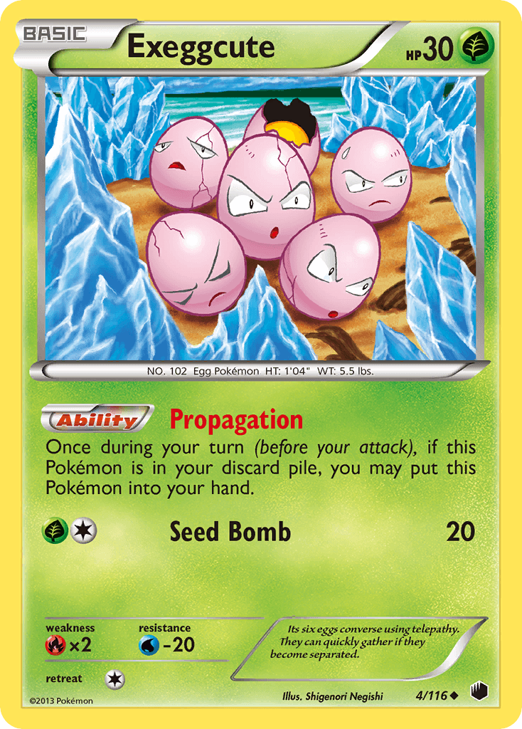 Exeggcute Pokémon card