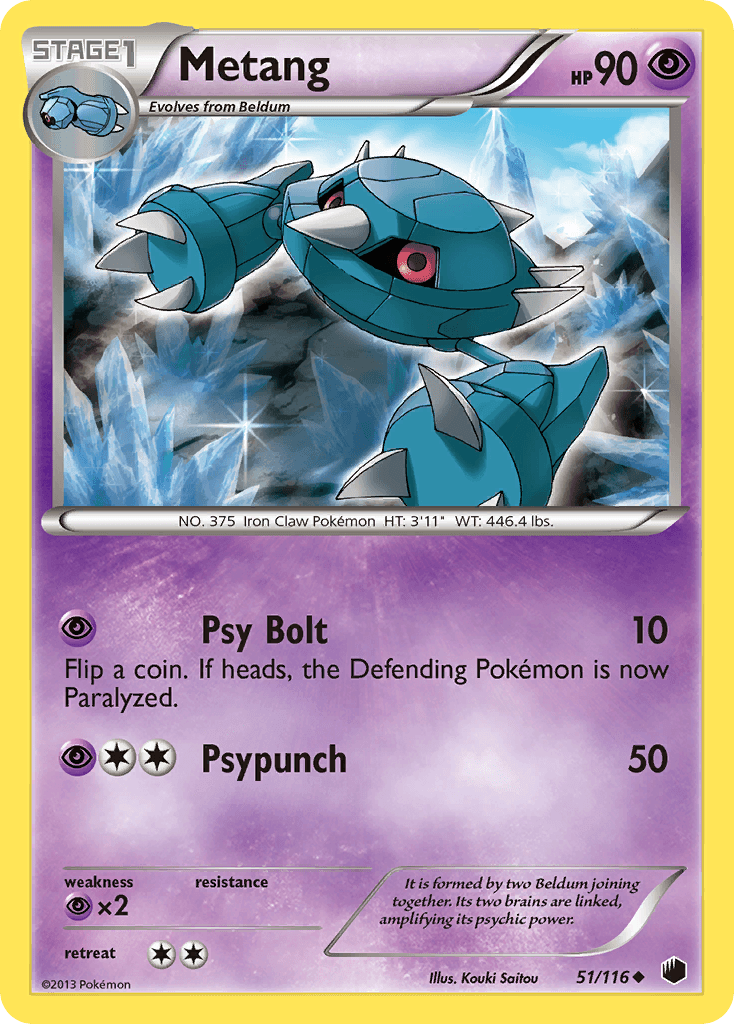 Metang Pokémon card
