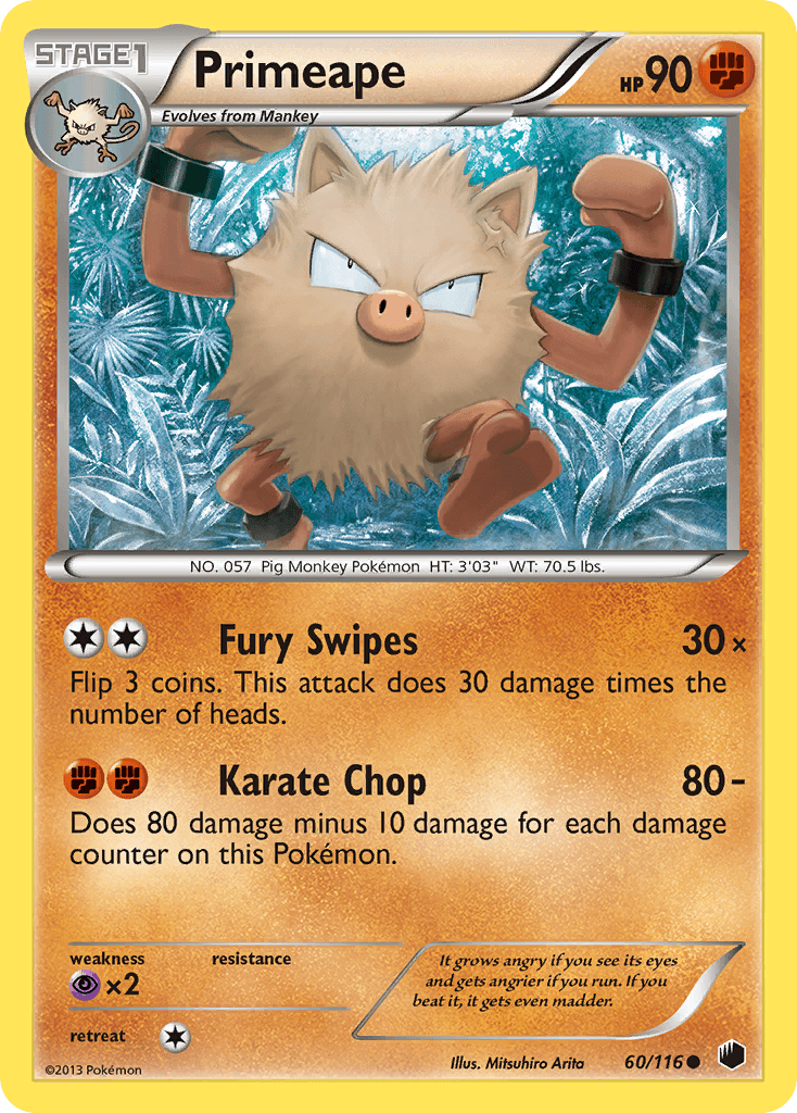 Primeape Pokémon card