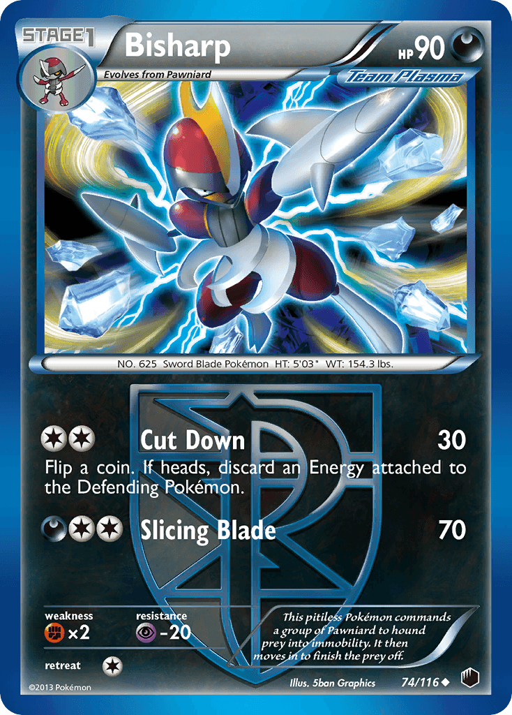 Bisharp Pokémon card