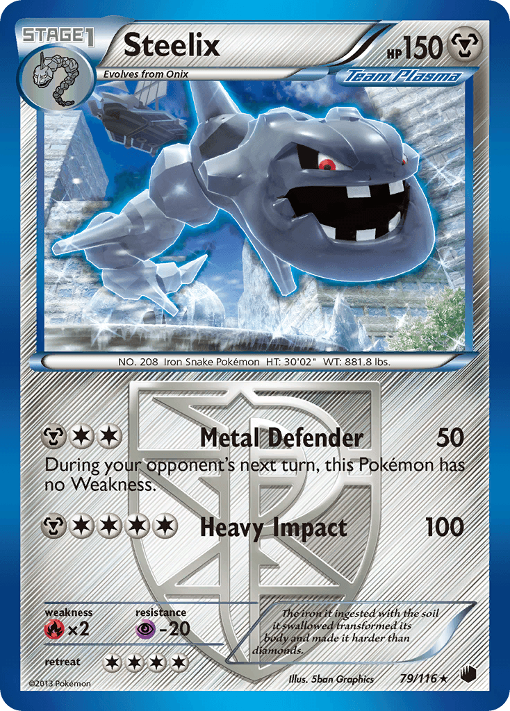 Steelix Pokémon card