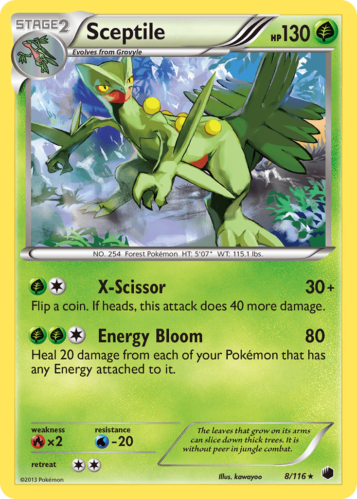 Sceptile Pokémon card