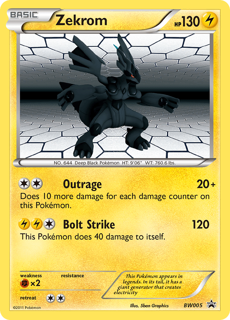 Zekrom Pokémon card