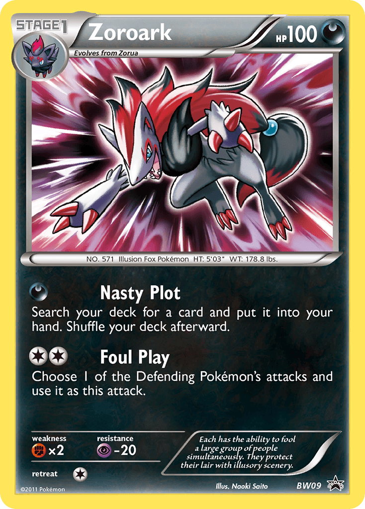 Zoroark Pokémon card