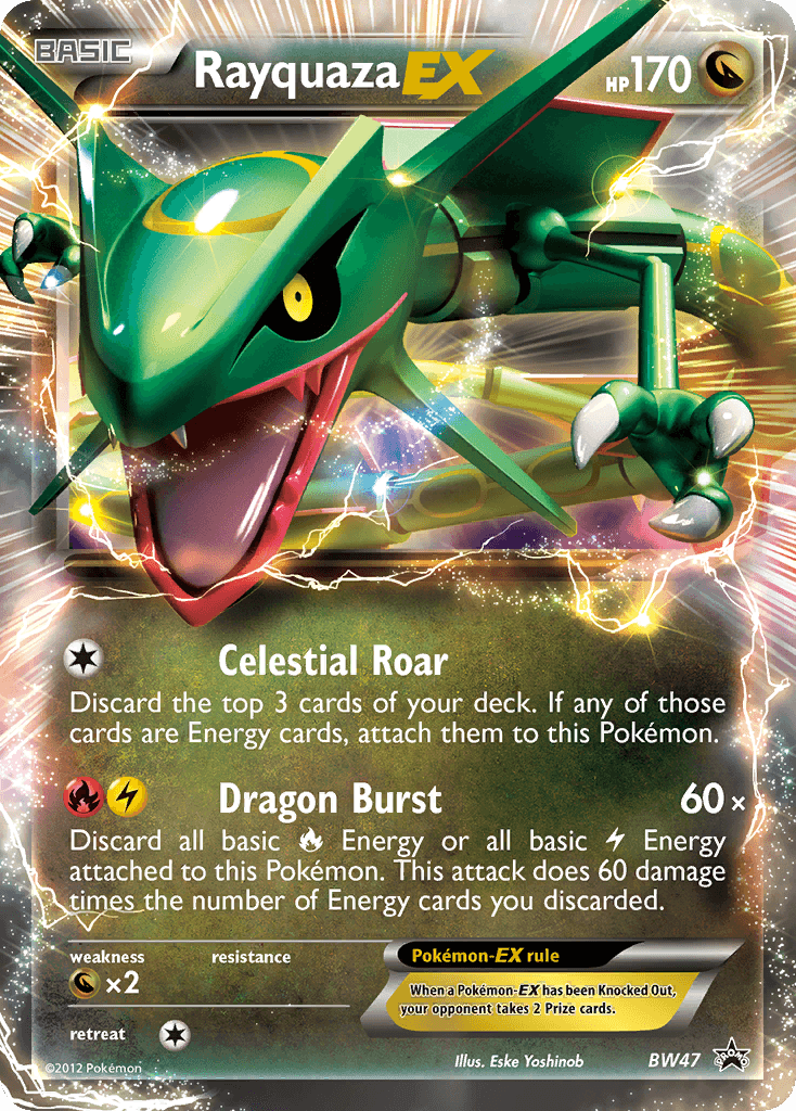 Rayquaza-EX from BW Black Star Promos