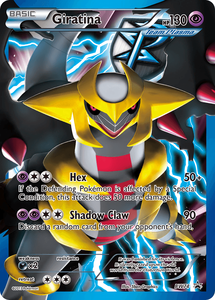 Giratina from BW Black Star Promos
