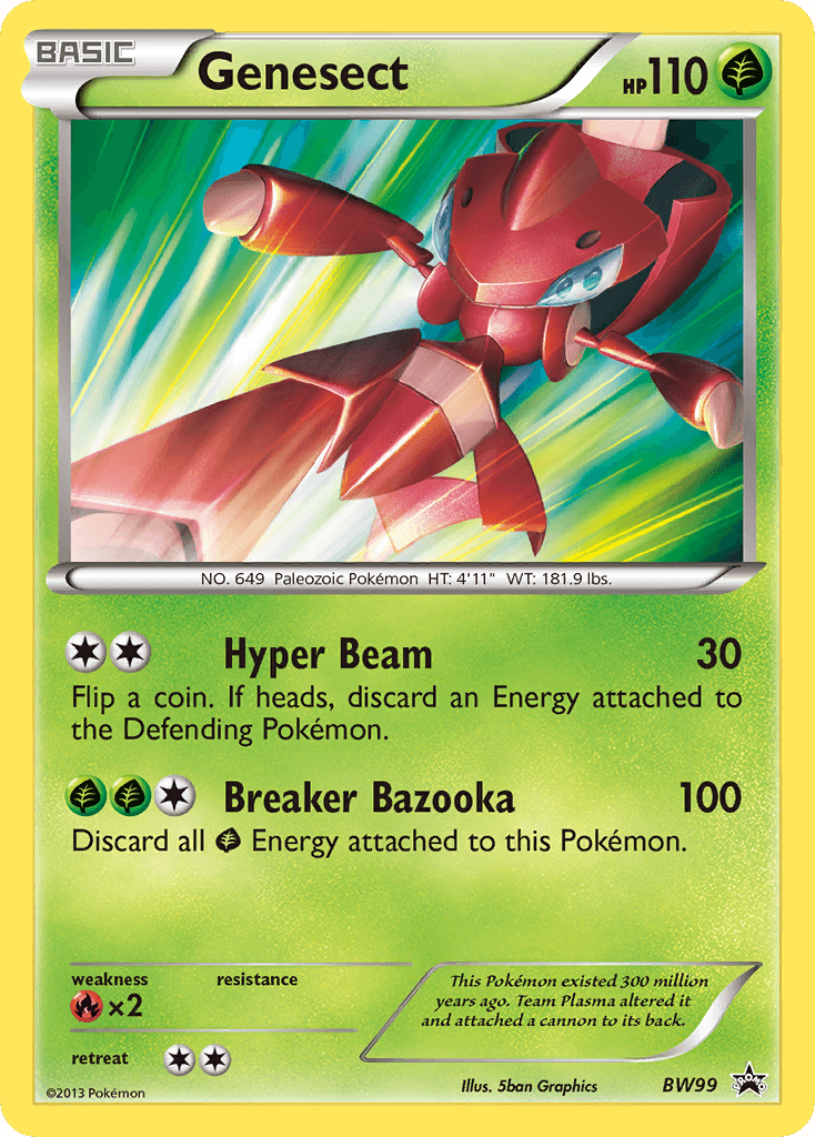 Genesect Pokémon card