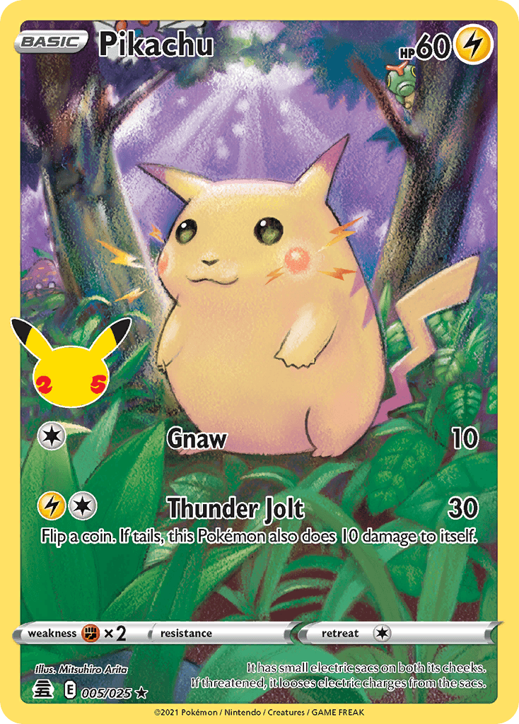 Pikachu Pokémon card
