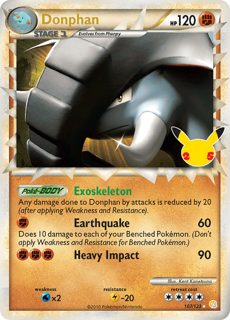 Donphan Pokémon card
