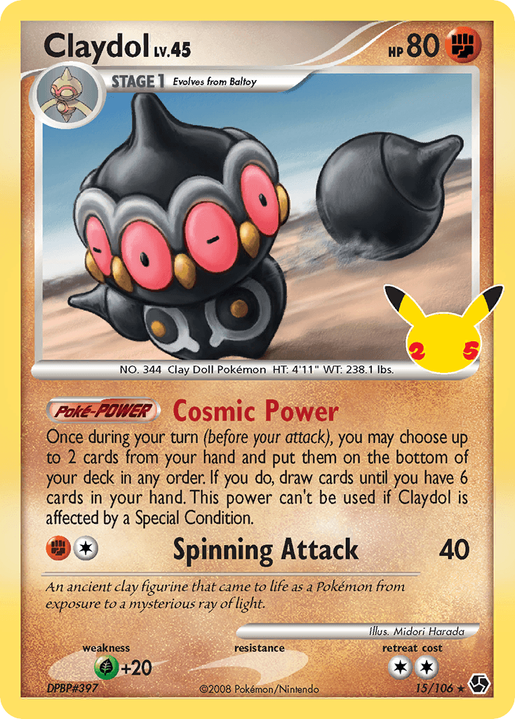 Claydol Pokémon card
