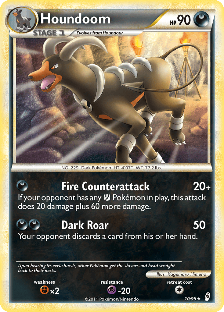 Houndoom Pokémon card