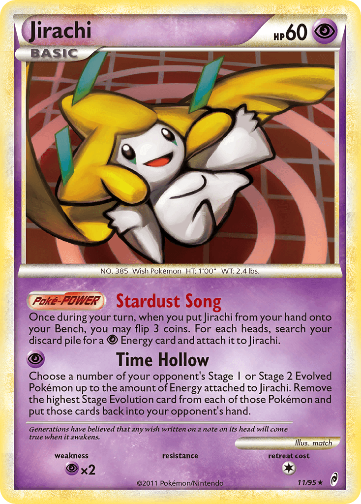 Jirachi Pokémon card