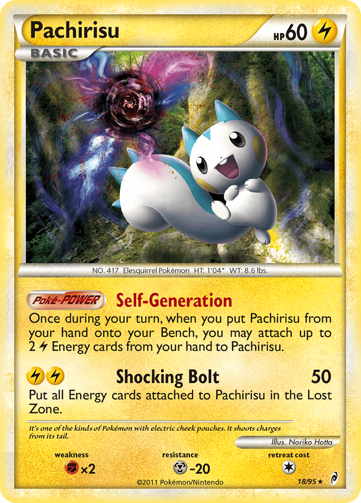Pachirisu Pokémon card