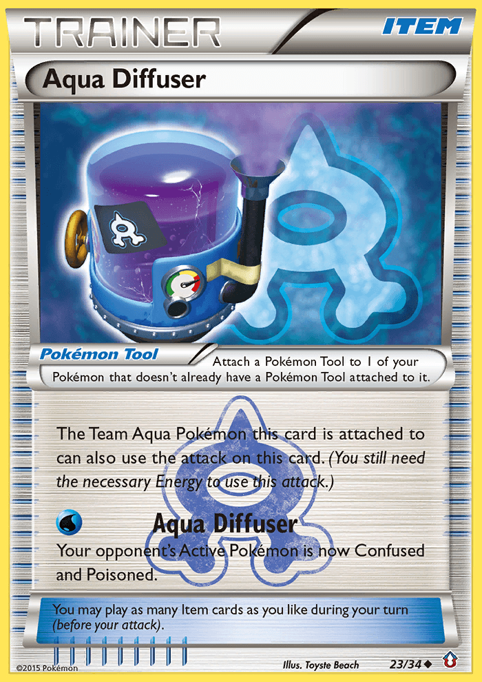 Aqua Diffuser Pokémon card
