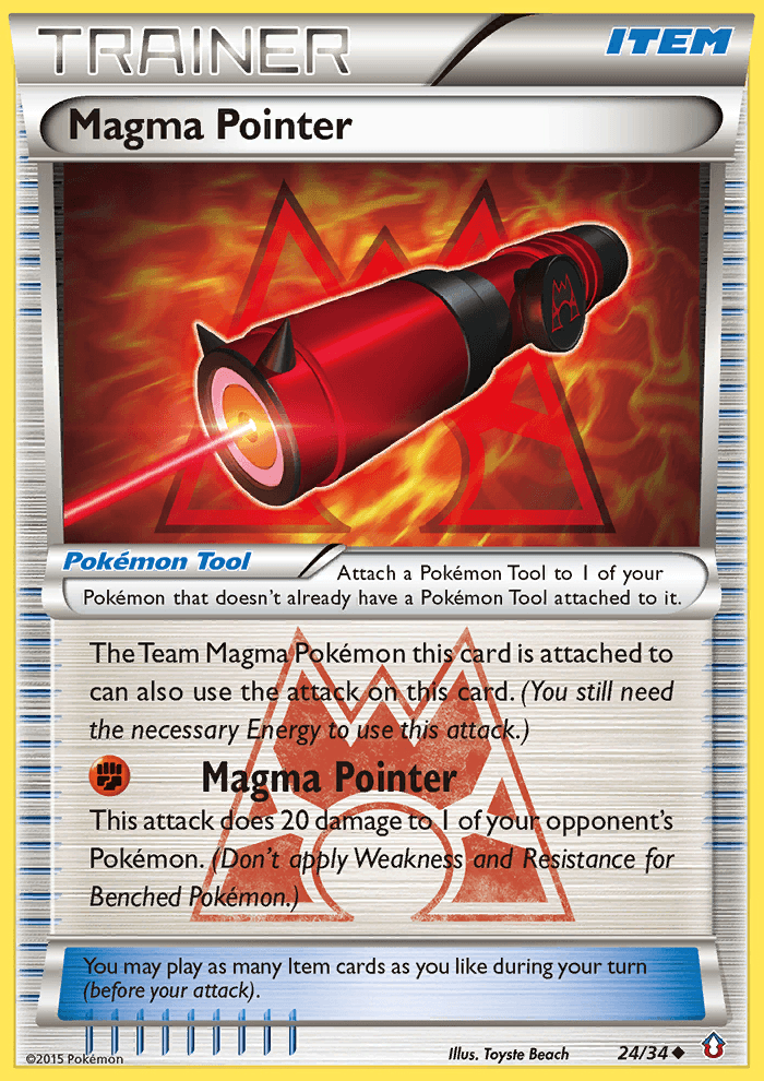 Magma Pointer Pokémon card