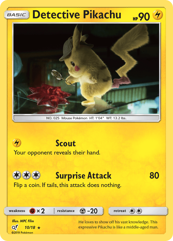 Detective Pikachu from Detective Pikachu