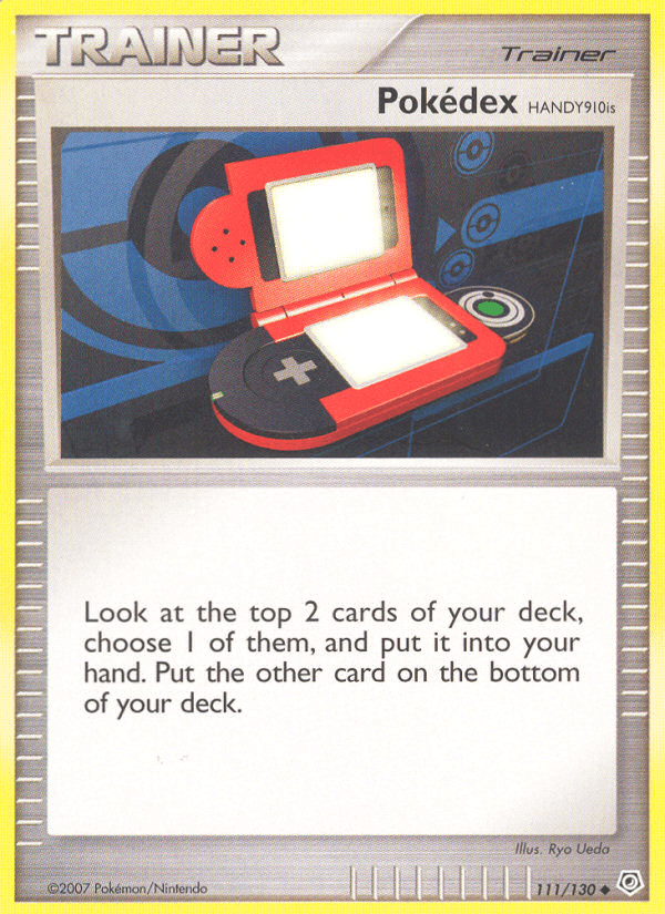 Pokédex HANDY910is Pokémon card