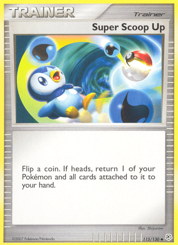 Super Scoop Up Pokémon card