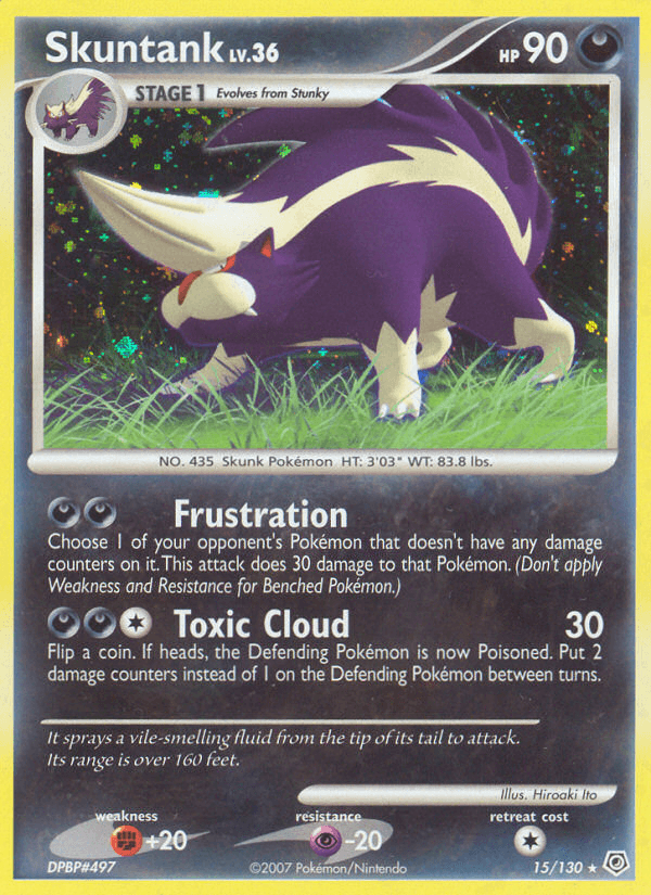 Skuntank Pokémon card