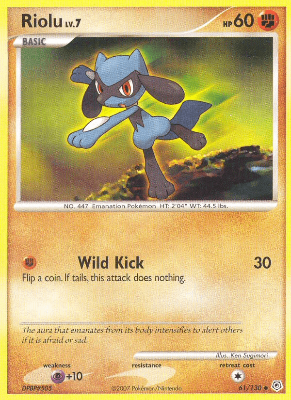 Riolu Pokémon card