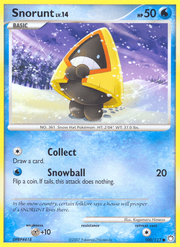 Snorunt Pokémon card