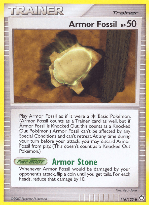 Armor Fossil Pokémon card