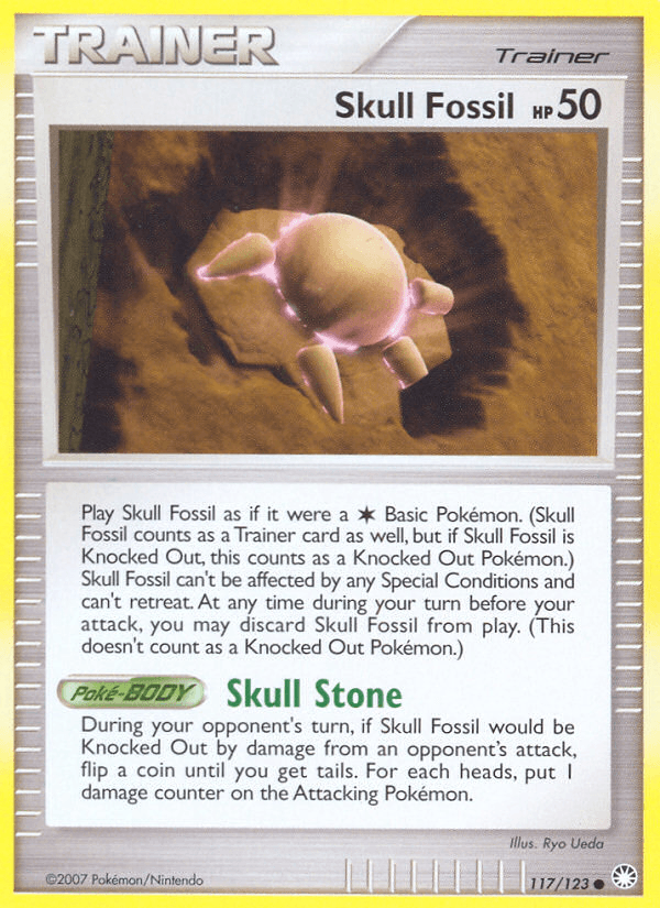 Skull Fossil Pokémon card