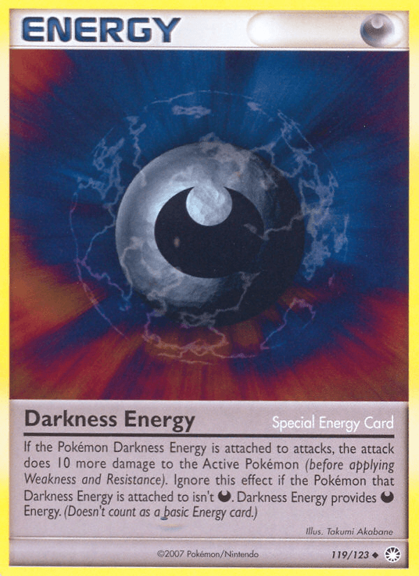 Darkness Energy Pokémon card
