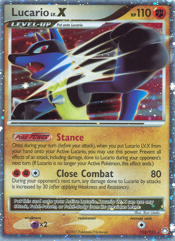 Lucario LV.X from Mysterious Treasures