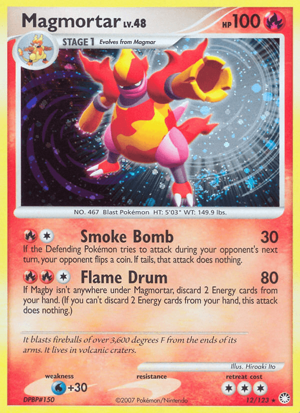 Magmortar Pokémon card