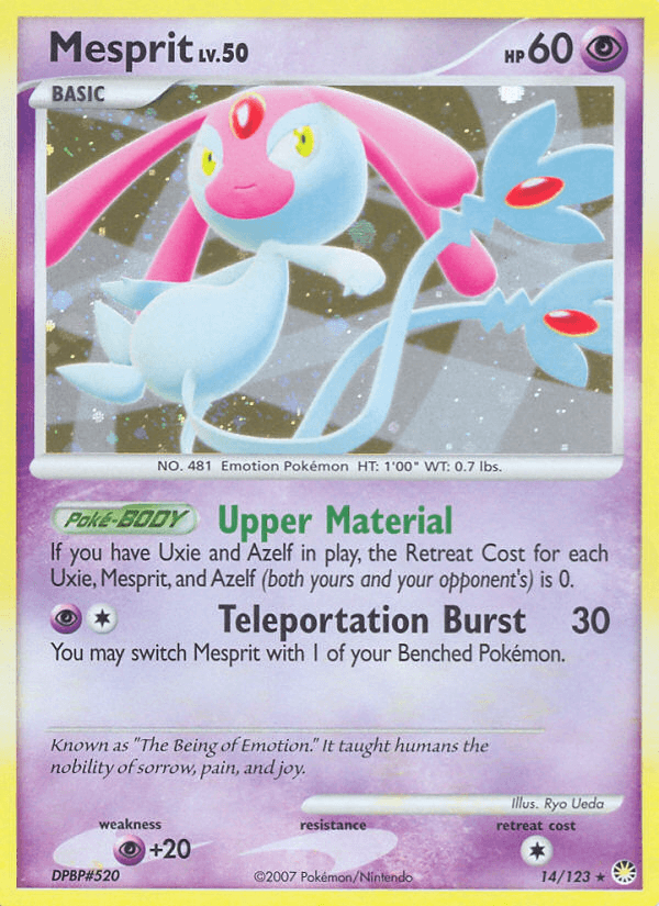 Mesprit Pokémon card