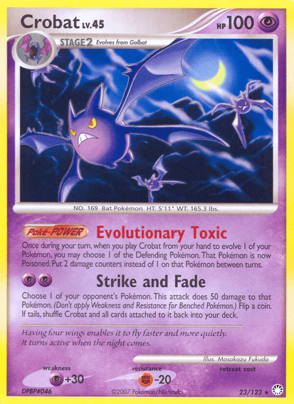 Crobat Pokémon card