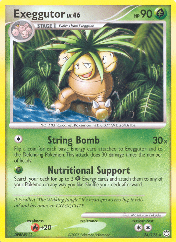 Exeggutor Pokémon card