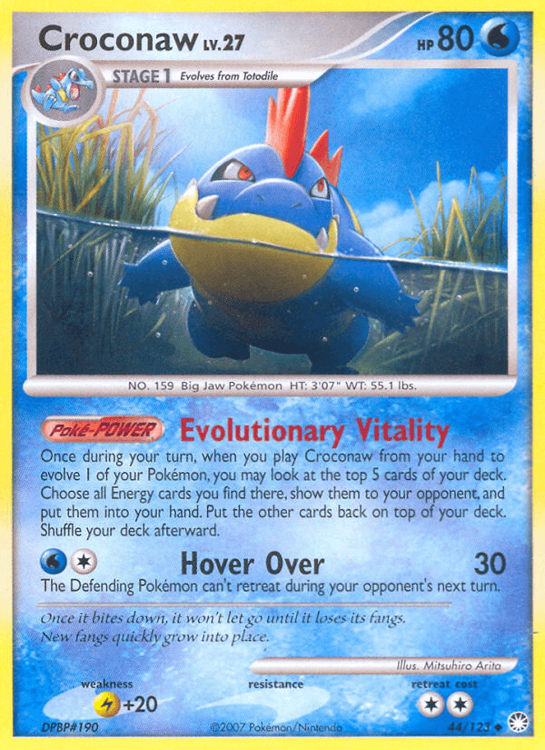 Croconaw Pokémon card