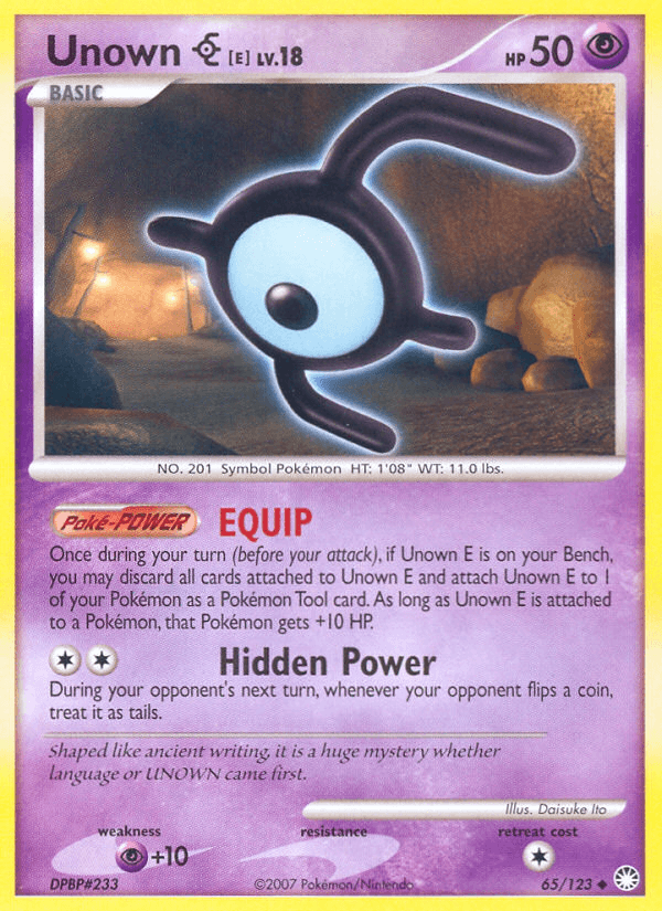 Unown [E] Pokémon card