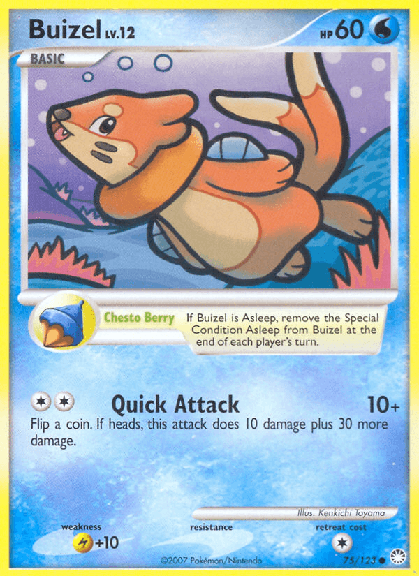 Buizel Pokémon card