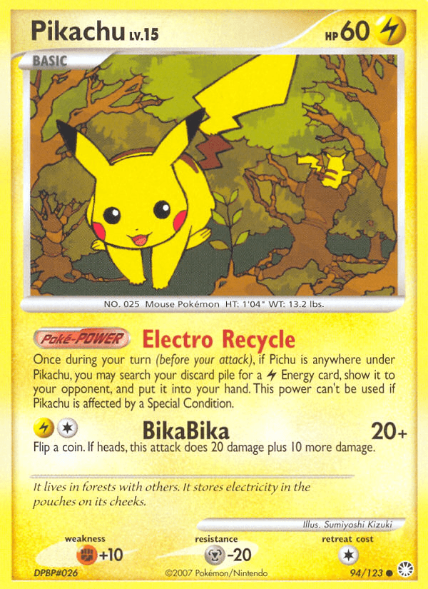 Pikachu from Mysterious Treasures