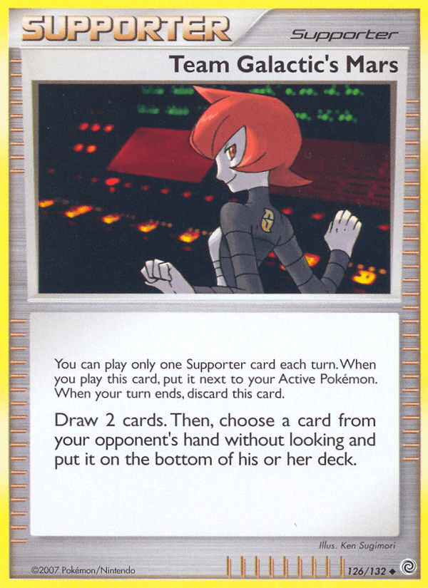 Team Galactic's Mars Pokémon card
