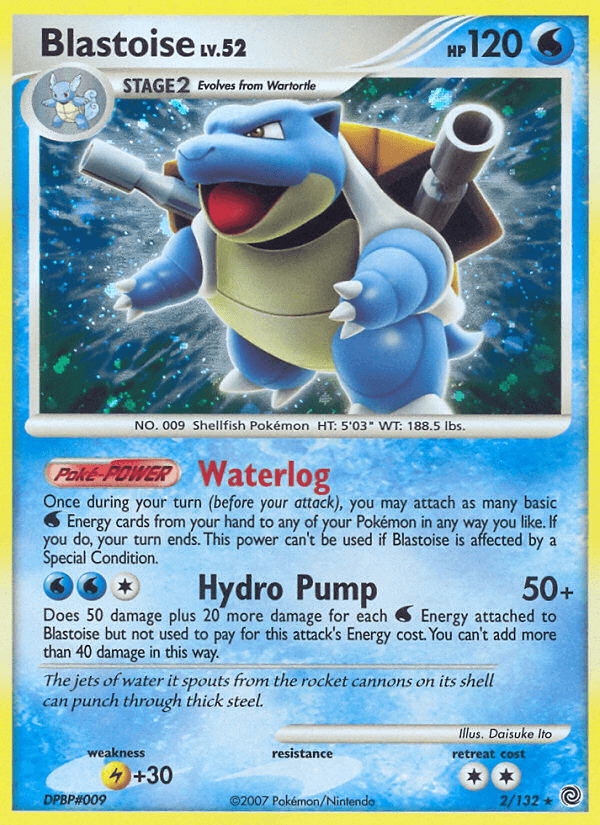 Blastoise from Secret Wonders