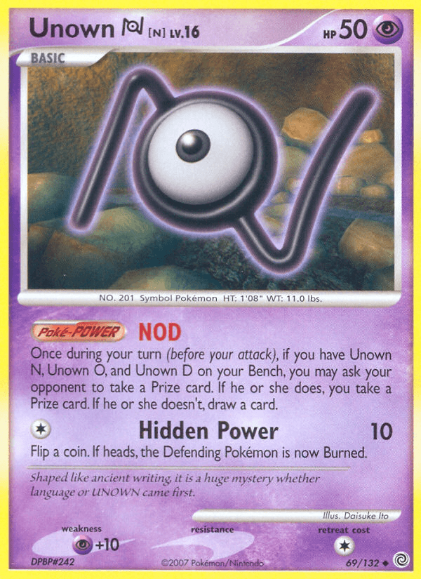 Unown [N] Pokémon card